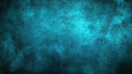 Fototapeta premium Dark Teal Background with Texture and Vignette Effect