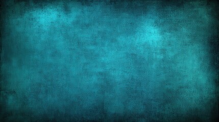 Fototapeta premium Dark Teal Textured Background with Vignette Effect