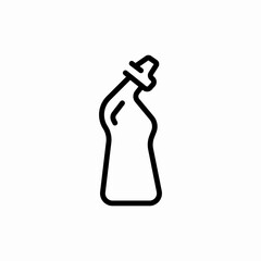 detergent bottle icon sign vector