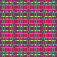 Seamless background created by many color lines and objects