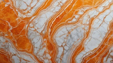 Elegant polished orange marble texture background with intricate patterns perfect