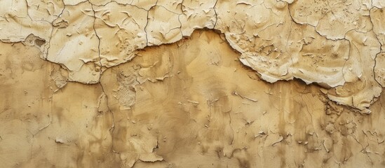 Fototapeta premium Harmonic Background Of Brown Exterior Plaster Wall