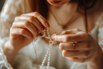 Crafting delicate beaded jewelry