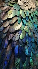 Obraz premium peacock feather background