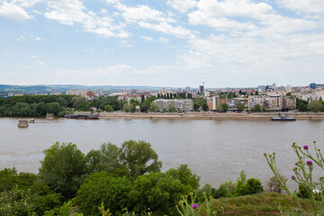 Scenic View of Novi Sad Along the Danube River