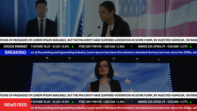 Lower Band Animations for News Broadcasts | Dynamic Lower Band Animations for Real-Time News Updates