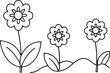 Enchanting Violet Cluster Vector Illustration Perfect for Floral Themes and Graphics
