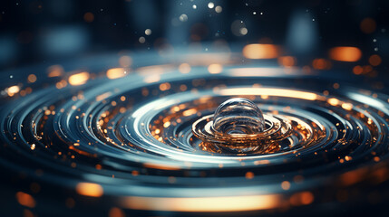water drops on a glass
