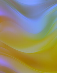 Naklejka premium Abstract Swirling Yellow and Blue Gradient Background
