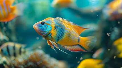 Obraz premium fish in aquarium