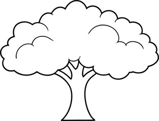 Majestic Oak Tree Embracing Nature's Beauty in Vibrant Vector Art
