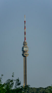 Avala Tower located on top of the inactive volcano "Avala".
Beside the record holding height of 204.68m Avala Tower hits you with it brutal and simple design.