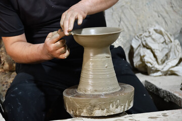 Gijduvan ceramics workshop. Uzbekistan