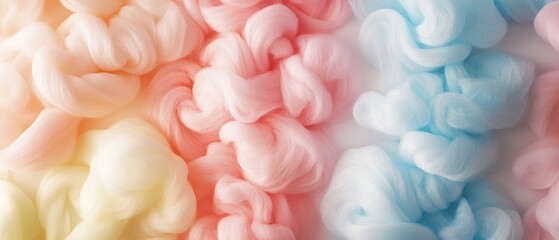 Obraz premium Soft Cotton Candy Texture Background
