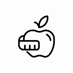 weight loss icon sign vector