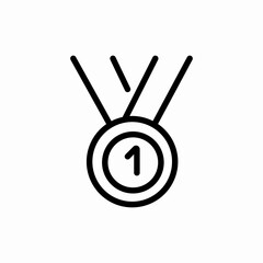 winner medal (2) icon sign vector
