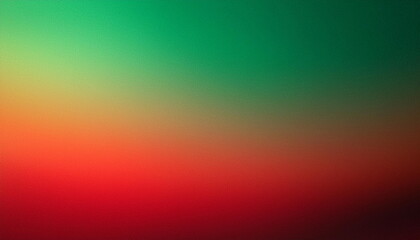 Naklejka premium modern and simple green and red gradient colors background with grain rough texture