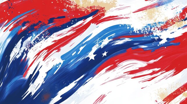 Abstract Patriotic Background