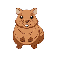 Rodent Gopher Vector Art.