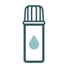 Whipped cream aerosol can vector icon