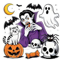 set of halloween icons