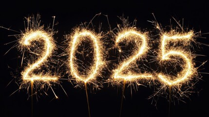 Sparkling 2025 New Year Celebration