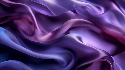 Obraz premium Flowing silk fabric abstract background in elegant purple tones