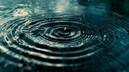 Tranquil water ripples abstract background for design and decoration