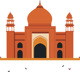 Indian Monument Illustration