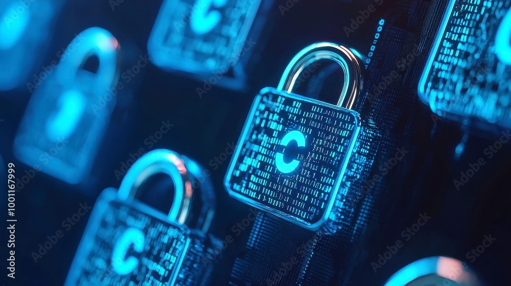Poster computer security numbers, essential identifiers for protecting sensitive data, preventing unauthori