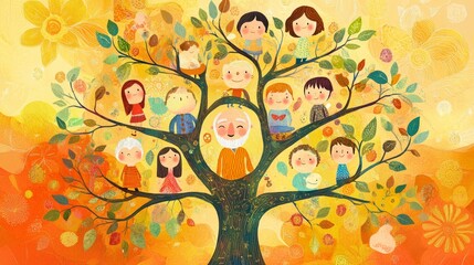 Family Tree Illustration
