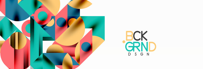 Trendy triangles lines, round elements and circles. Vector Illustration For Wallpaper, Banner, Background, Card, Book Illustration, landing page