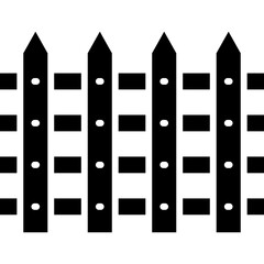 Fototapeta premium Fence Icon