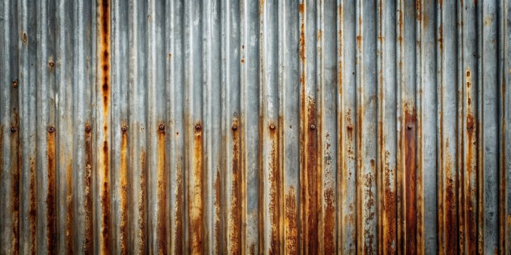 Vintage galvanized iron metal texture background for a rustic look