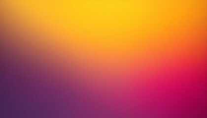Naklejka premium modern and simple yellow and magenta gradient colors background with grain rough texture