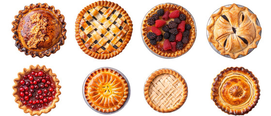 Fototapeta premium delicious pies and tarts