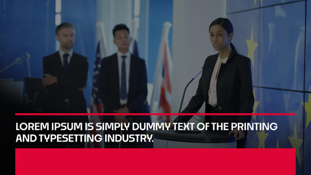 Elegant Broadcasting Title for Live Breaking News | Futuristic Animations for Space and Technology News Features