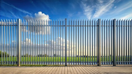 High Security Metal Palisade Fencing Barrier for Protection and Safety