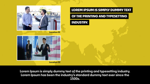 Sleek News Broadcast Title Animations for Breaking News | Interactive News Animations for Mobile Applications