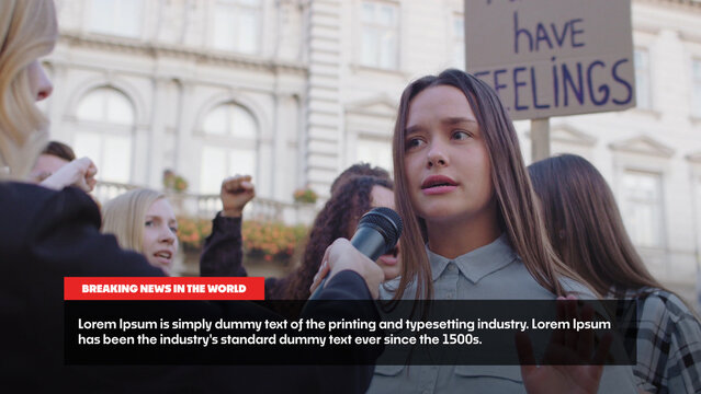 Animated Broadcast News Title Design