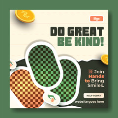 Charity Ads Promotional Poster Design