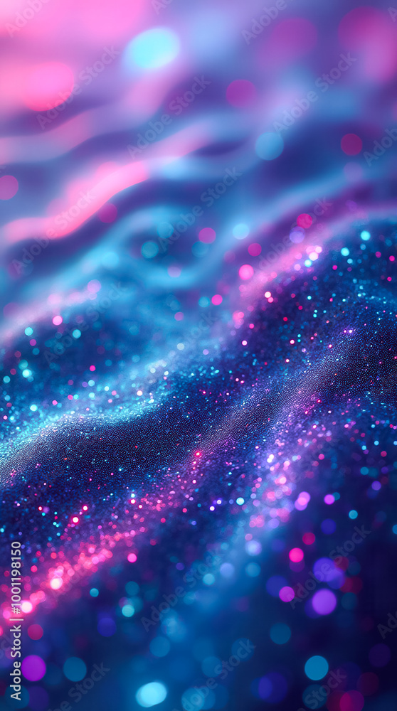 Poster a mesmerizing abstract background showcases futuristic holographic textures that dynamically shift b