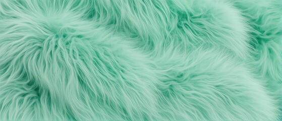 Obraz premium Soft Mint Fur Texture