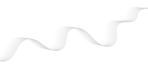 Gray color wave line abstract background design.  Energy waves technology concept design for business, presentation, banner.