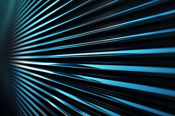 Futuristic black wall design featuring reflective metal and acrylic stripes sheet, 8K ultradetail, black wall  metal material  acrylic, cuttingedge architecture