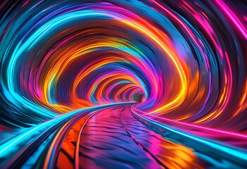 Fototapeta premium virtual tunnel
