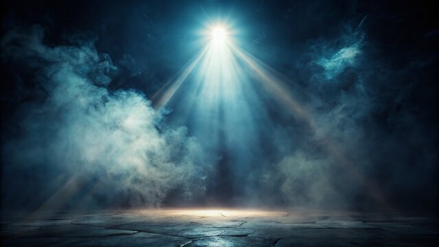 Mysterious dark background with subtle gradient effect, illuminated by a faint, wispy light, creating an eerie and