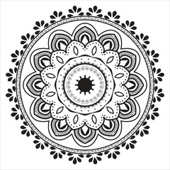 Mandala Round Ornament Pattern