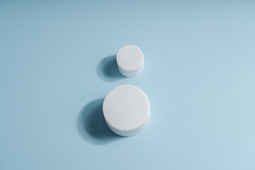 cosmetic packaging top view