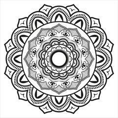 Mandala Round Ornament Pattern
